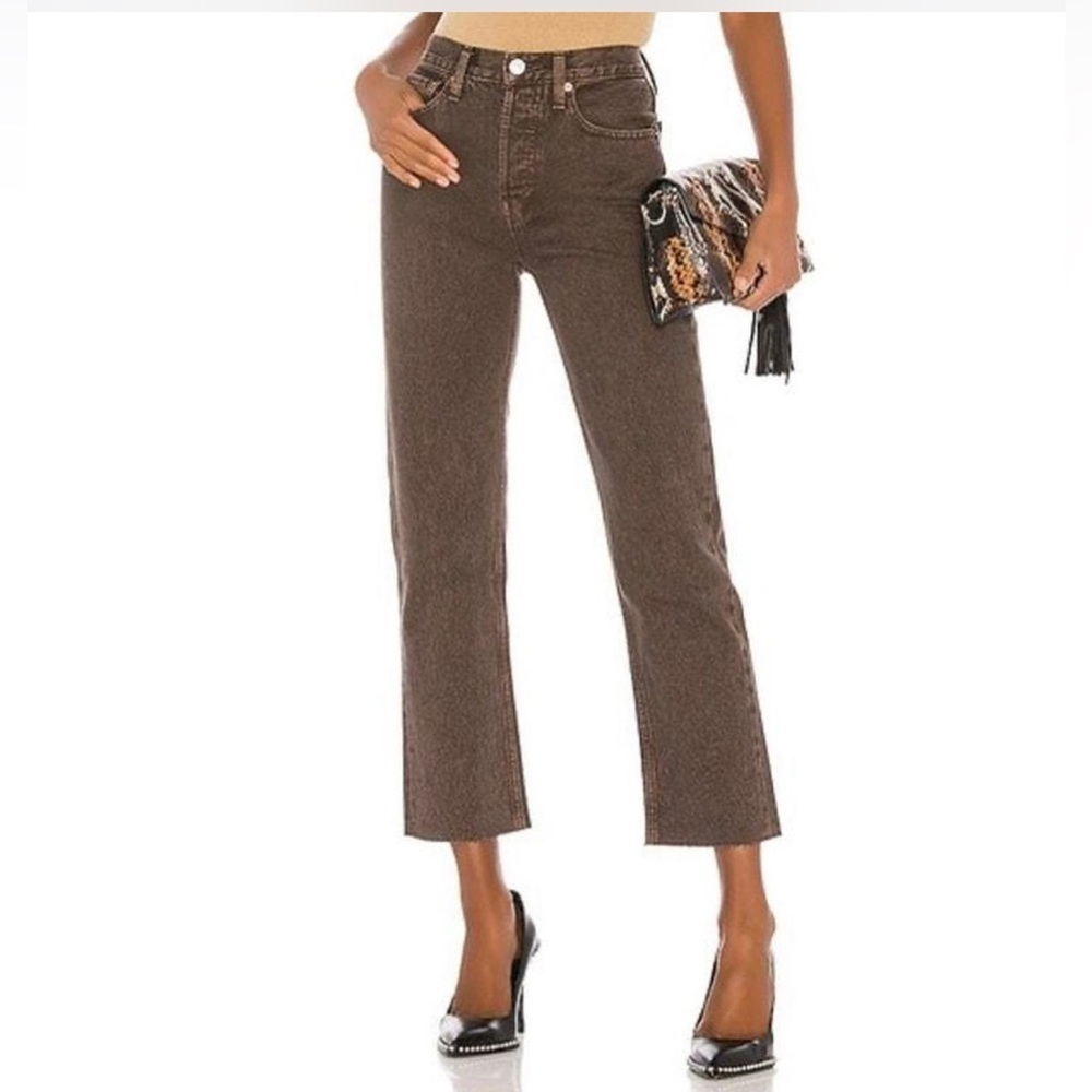NWT RE/DONE 70s High-Rise Stove Pipe Straight-Leg Jeans